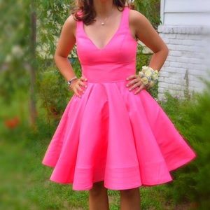 Short Pink Prom Dress